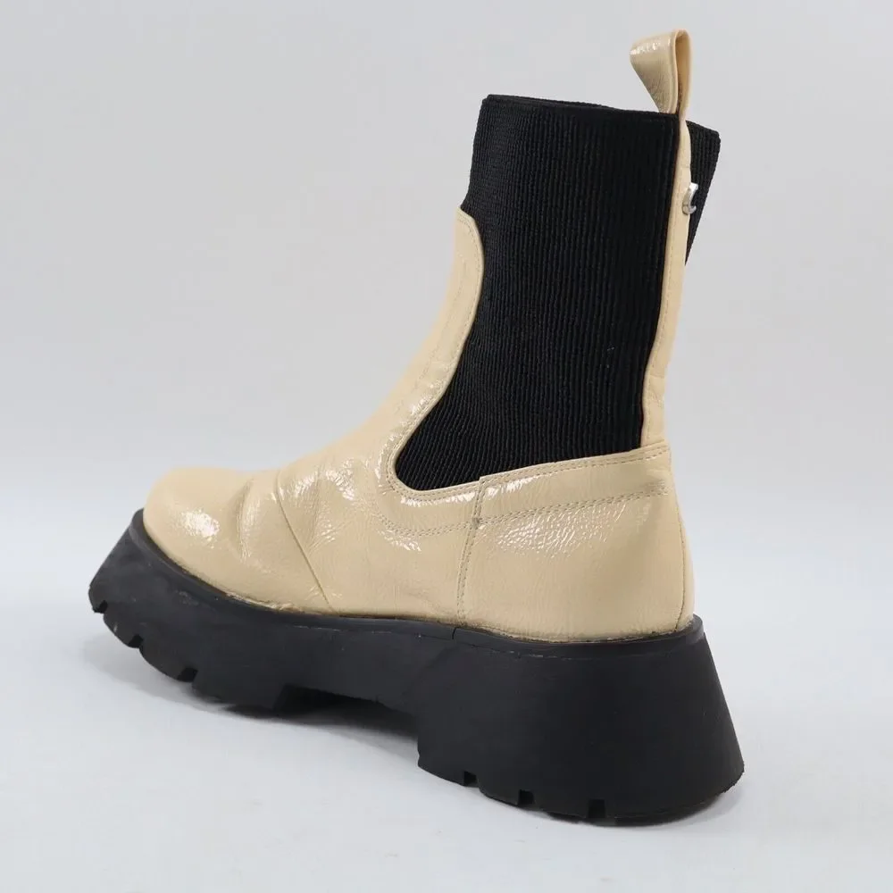 🔥Circus by Sam Edelman Leslie Lug Sole Chelsea Booties, Eggshell 6.5US MSRP$120 - Picture 4 of 10